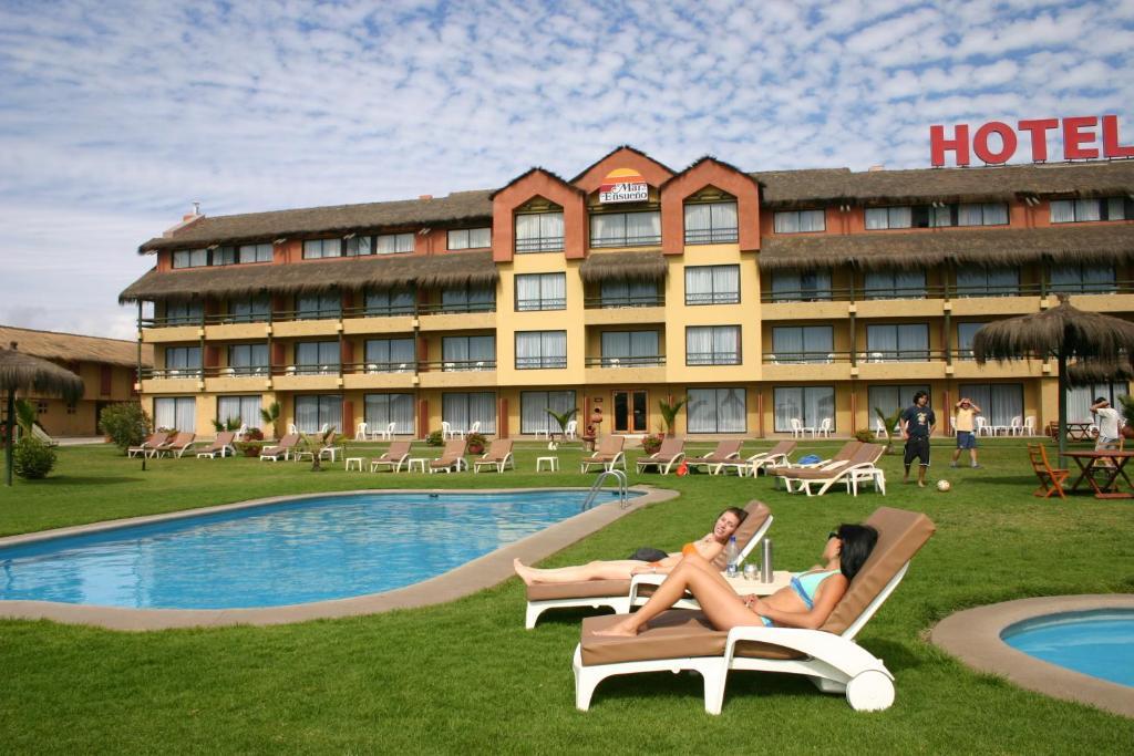 Hotel Y Cabanas Mar De Ensueno Ла-Серена Екстер'єр фото